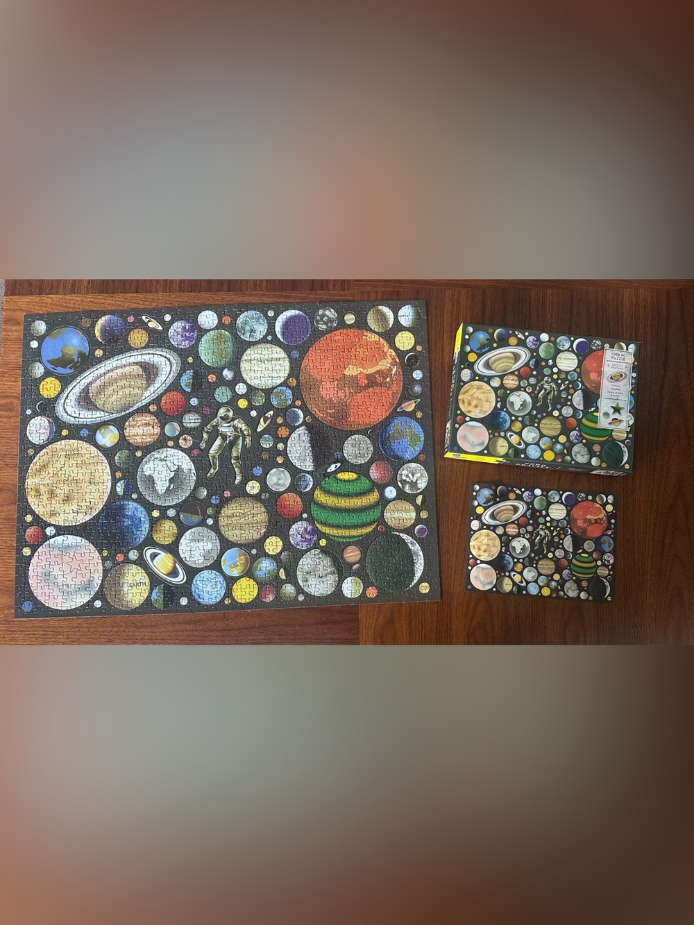 Galison 1000 piece Zero Gravity Jigsaw puzzle with special shaped pieces